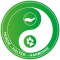 Hunde-Halter-Harmonie Yin-Yang-Logo